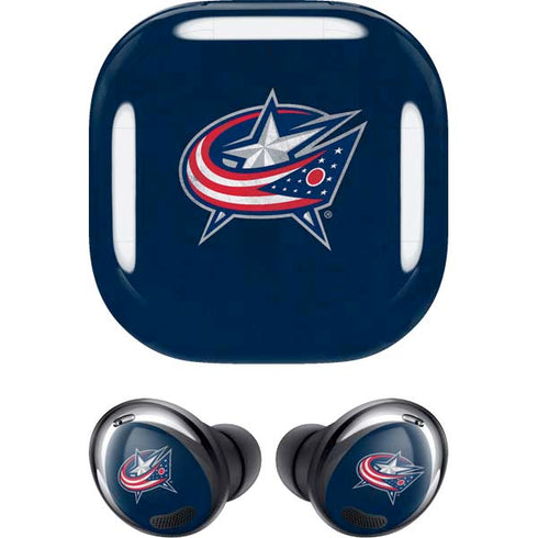 NHL Columbus Blue Jackets Distressed Galaxy Buds Pro Skin