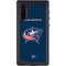 NHL Columbus Blue Jackets Distressed Galaxy Note 10 Waterproof Case
