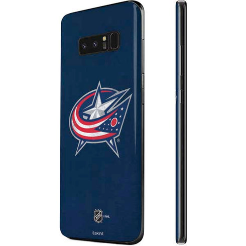 NHL Columbus Blue Jackets Distressed Galaxy Note 8 Skin