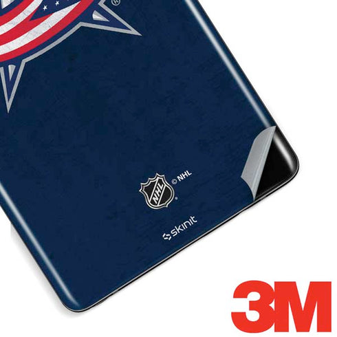 NHL Columbus Blue Jackets Distressed Galaxy Note 8 Skin