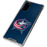 NHL Columbus Blue Jackets Distressed Galaxy Note20 5G Clear Case