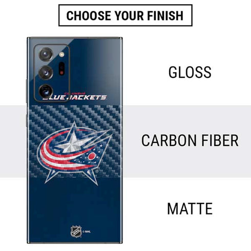 NHL Columbus Blue Jackets Distressed Galaxy Note20 Ultra 5G Skin