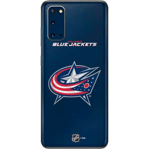 NHL Columbus Blue Jackets Distressed Galaxy S20 Skin