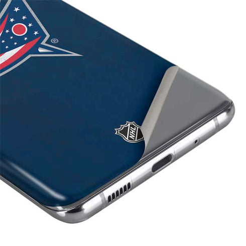 NHL Columbus Blue Jackets Distressed Galaxy S20 Skin