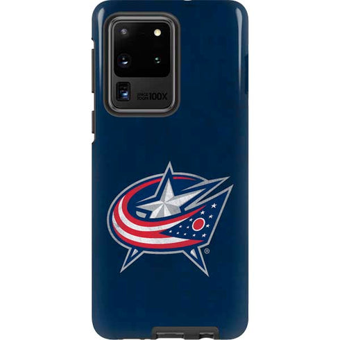 NHL Columbus Blue Jackets Distressed Galaxy S20 Ultra 5G Pro Case