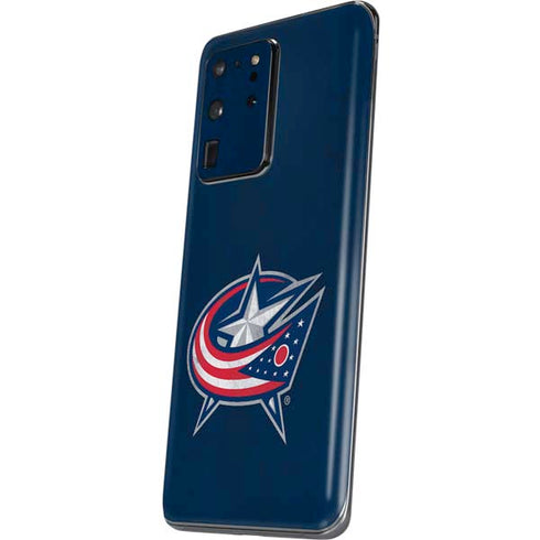 NHL Columbus Blue Jackets Distressed Galaxy S20 Ultra 5G Skin