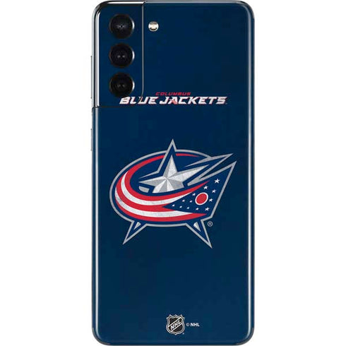 NHL Columbus Blue Jackets Distressed Galaxy S21 5G Skin