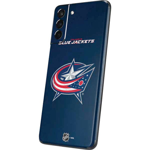 NHL Columbus Blue Jackets Distressed Galaxy S21 5G Skin