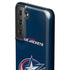 NHL Columbus Blue Jackets Distressed Galaxy S21 FE Pro Case