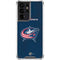 NHL Columbus Blue Jackets Distressed Galaxy S21 Ultra 5G Clear Case