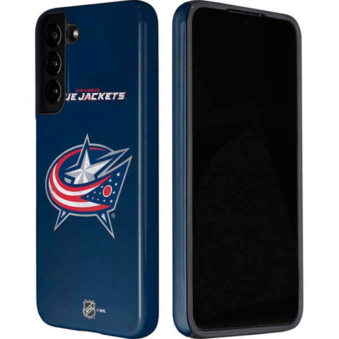 NHL Columbus Blue Jackets Distressed Galaxy S22 Plus Pro Case