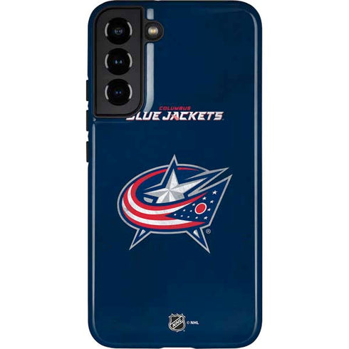 NHL Columbus Blue Jackets Distressed Galaxy S22 Plus Pro Case
