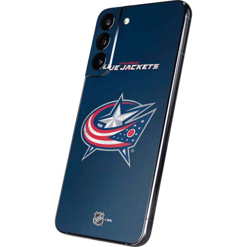 NHL Columbus Blue Jackets Distressed Galaxy S22 Plus Skin