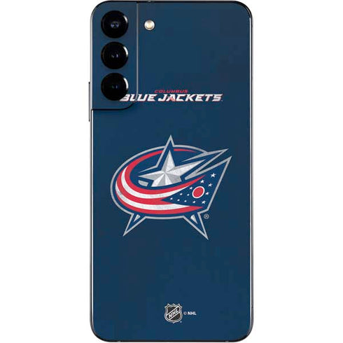 NHL Columbus Blue Jackets Distressed Galaxy S22 Plus Skin