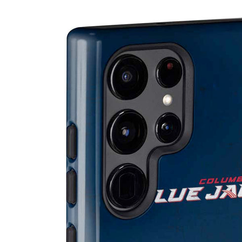 NHL Columbus Blue Jackets Distressed Galaxy S22 Ultra Pro Case