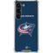 NHL Columbus Blue Jackets Distressed Galaxy S23 Clear Case