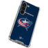 NHL Columbus Blue Jackets Distressed Galaxy S23 Clear Case