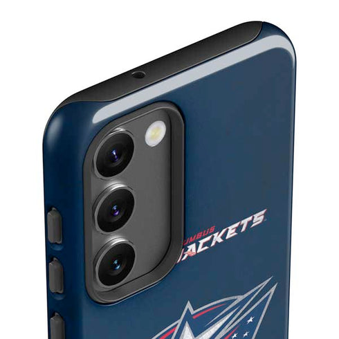 NHL Columbus Blue Jackets Distressed Galaxy S23 Plus Pro Case