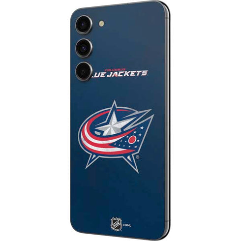 NHL Columbus Blue Jackets Distressed Galaxy S23 Plus Skin