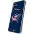 NHL Columbus Blue Jackets Distressed Galaxy S24 Clear Case