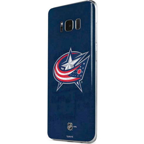 NHL Columbus Blue Jackets Distressed Galaxy S8 Skin