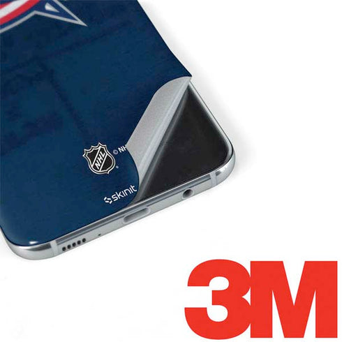 NHL Columbus Blue Jackets Distressed Galaxy S8 Skin
