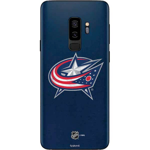 NHL Columbus Blue Jackets Distressed Galaxy S9 Plus Skin