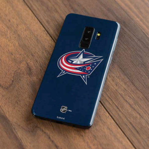NHL Columbus Blue Jackets Distressed Galaxy S9 Plus Skin
