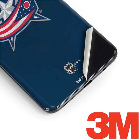 NHL Columbus Blue Jackets Distressed Galaxy S9 Skin