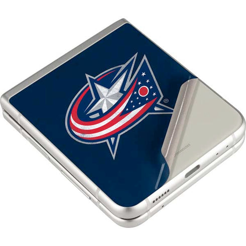 NHL Columbus Blue Jackets Distressed Galaxy Z Flip3 5G Skin