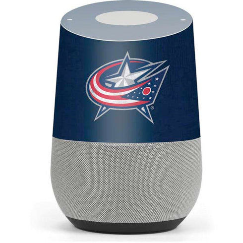 NHL Columbus Blue Jackets Distressed Google Home Skin