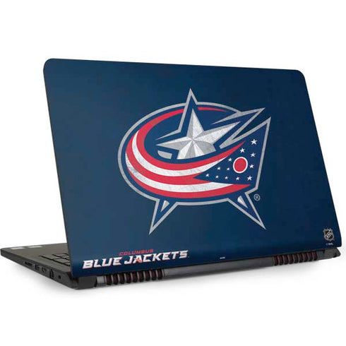 NHL Columbus Blue Jackets Distressed Dell Inspiron Skin