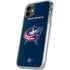 NHL Columbus Blue Jackets Distressed iPhone 11 Clear Case