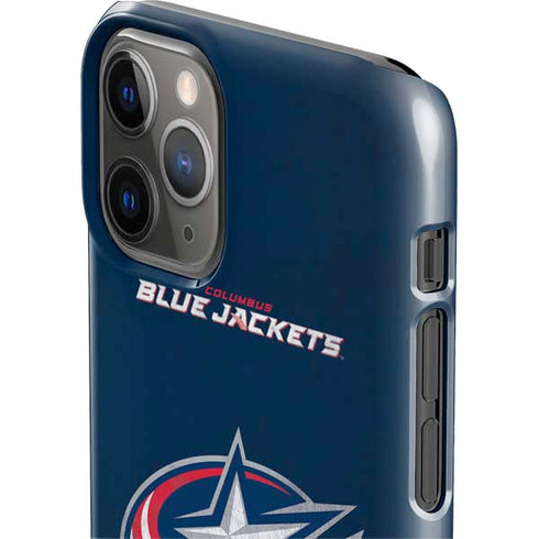 NHL Columbus Blue Jackets Distressed iPhone 11 Pro Lite Case