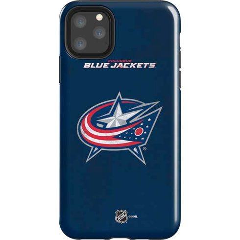 NHL Columbus Blue Jackets Distressed iPhone 11 Pro Max Impact Case