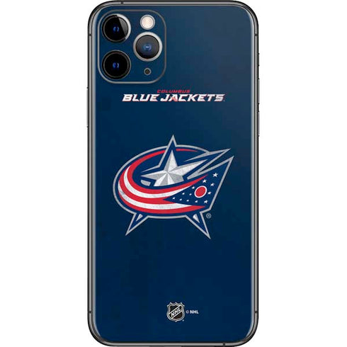 NHL Columbus Blue Jackets Distressed iPhone 11 Pro Skin