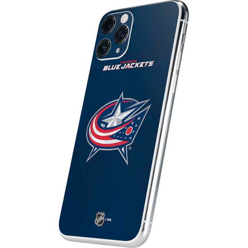 NHL Columbus Blue Jackets Distressed iPhone 11 Pro Skin