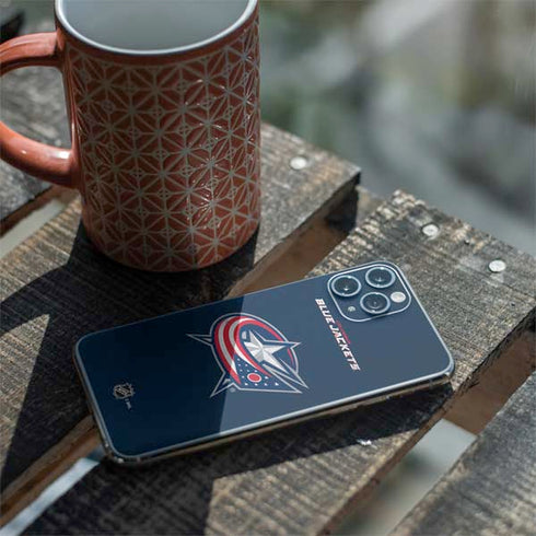 NHL Columbus Blue Jackets Distressed iPhone 11 Pro Skin
