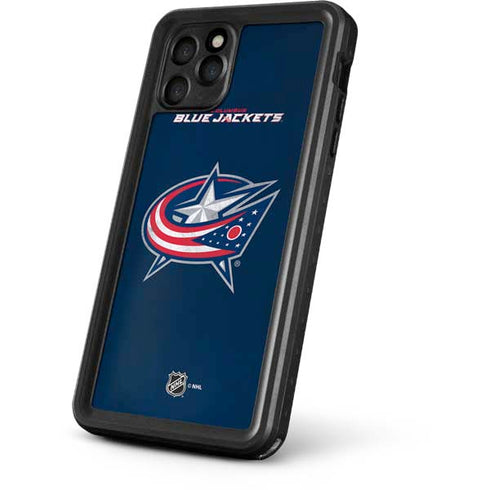 NHL Columbus Blue Jackets Distressed iPhone 11 Pro Waterproof Case