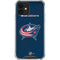 NHL Columbus Blue Jackets Distressed iPhone 12 Clear Case