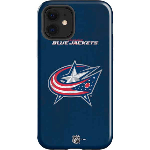 NHL Columbus Blue Jackets Distressed iPhone 12 Impact Case