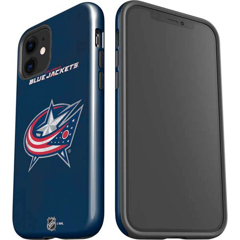 NHL Columbus Blue Jackets Distressed iPhone 12 Impact Case