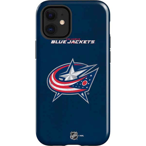 NHL Columbus Blue Jackets Distressed iPhone 12 Mini Impact Case