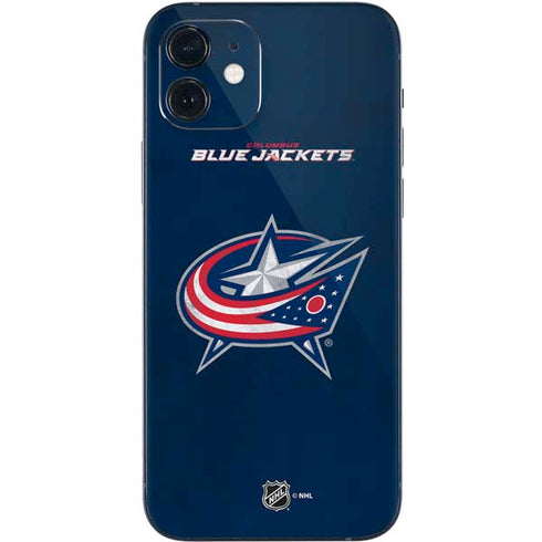 NHL Columbus Blue Jackets Distressed iPhone 12 Mini Skin