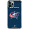NHL Columbus Blue Jackets Distressed iPhone 12 Pro Clear Case