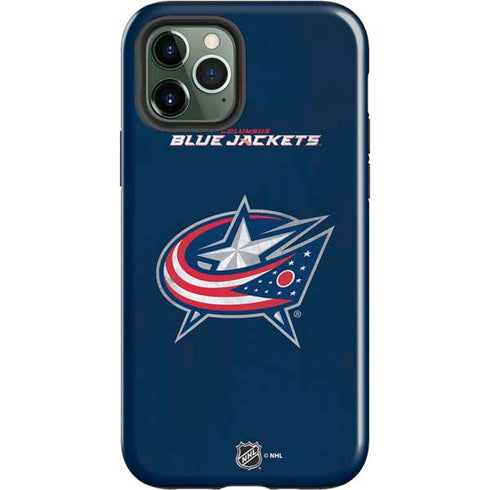 NHL Columbus Blue Jackets Distressed iPhone 12 Pro Impact Case