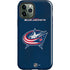 NHL Columbus Blue Jackets Distressed iPhone 12 Pro Impact Case