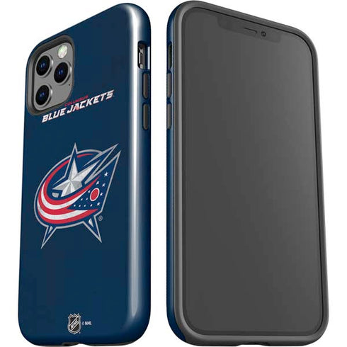 NHL Columbus Blue Jackets Distressed iPhone 12 Pro Impact Case