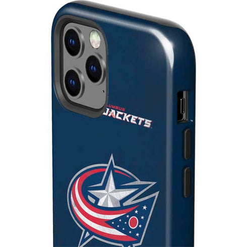NHL Columbus Blue Jackets Distressed iPhone 12 Pro Max Impact Case