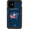 NHL Columbus Blue Jackets Distressed iPhone 12 Waterproof Case